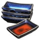 thumbnail image 3 of Juego de 4 salseras de estilo japonés, cuencos laterales para condimentos, platos de cerámica para salsas., 3 of 7