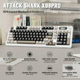 thumbnail image 2 of ATTACK SHARK X98PRO Wireless Gaming Keyboard 99 Keys Wireless Mechanical Keyboard with LED Color Display & Number Pad, 2 of 9