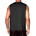 thumbnail image 3 of INSPIRE CHIC Men's Patchwork Sleeveless Party Night Out Sparkle Sequin Tank Top L Black, 3 of 5