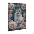 thumbnail image 2 of 500 PCS Cat In The Flower Mirror - 500 Piece Vibrant Jigsaw,Stress Relieving Pleasure,Enjoy The Puzzle Solving Process,Featuring Retro & Dreamy Illustrations Depicting Cats In Mirrors,Wooden Puzzle, 2 of 6