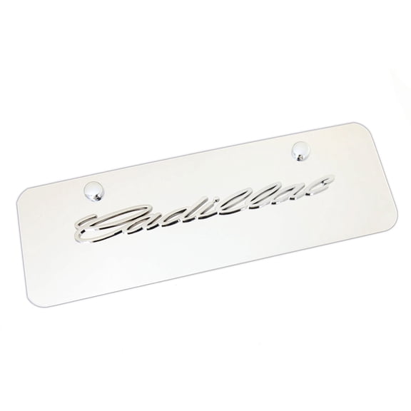 Cadillac Mini License Plate (Chrome)