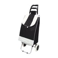 thumbnail image 1 of Carrito de Compras Plegable Zulema Portátil para Comestibles Negro, 1 of 8