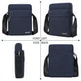 thumbnail image 4 of Tinyat Mens Shoulder Crossbody Sling Bag Waterproof Work Business Messenger Bag for Hiking Traveling Blue, 4 of 6
