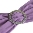 thumbnail image 2 of Lavender Spandex Chair Bands Sashes - 50 pcs Wedding Banquet Party Event Decoration Chair Bows Ties (Lavender, 50 pcs), 2 of 3