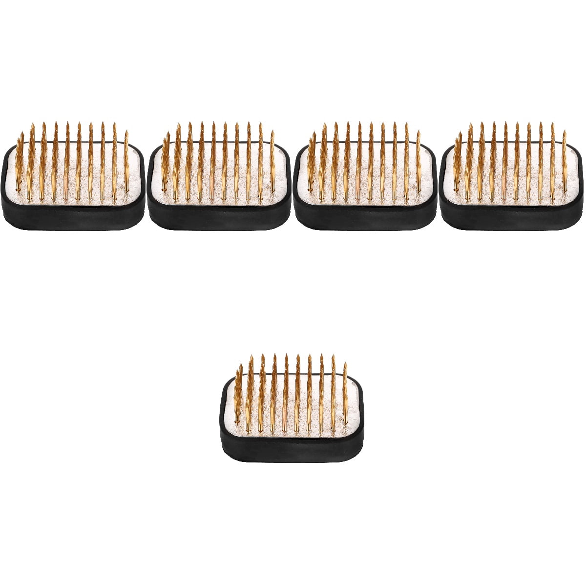 OUNONA 5-Pack Flower Arrangement Holders Floral Frog Pins for Vase Pot and Flower Craft Accessories