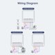 thumbnail image 5 of Smart WiFi Switch Module 2 Gang Switch Module Work con Alexa Google Home Alice Tmvgtek Para estrenar, 5 of 9