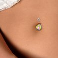 thumbnail image 3 of Body Candy Womens 14G 316L Stainless Steel Navel Ring Piercing Cool Shades Bunny Mens Belly Button Ring, 3 of 8