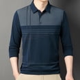 thumbnail image 4 of Blusa y camisa de manga larga con cuello vuelto para hombre, pijama deportivo para el hogar, camiseta de color liso, blusa deportiva de poliéster para hombre, 4 of 9