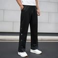 thumbnail image 2 of Mens Casual Pants Slacks for Men Men's Casual Pants Solid Color Comfortable Flat Front Trousers for Business and Daily Wear, 2 of 9