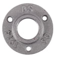thumbnail image 2 of 1 Inches Malleable Iron Pipe Flange, Industrial Pipe Flanges For Threaded Black Pipes And Fittings, 2 of 4