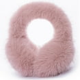 thumbnail image 4 of Dailypoc Plush Earmuffs - Cold Weather Ear Warmers,Pink,One Size, 4 of 4