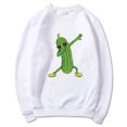 thumbnail image 1 of Dabbing Pickle Dancing Cucumbe cumpleaños Navidad Sudadera con capucha invierno hombres/mujeres PRIMAVERA/otoño sudadera Harajuku Sudaderas, 1 of 4