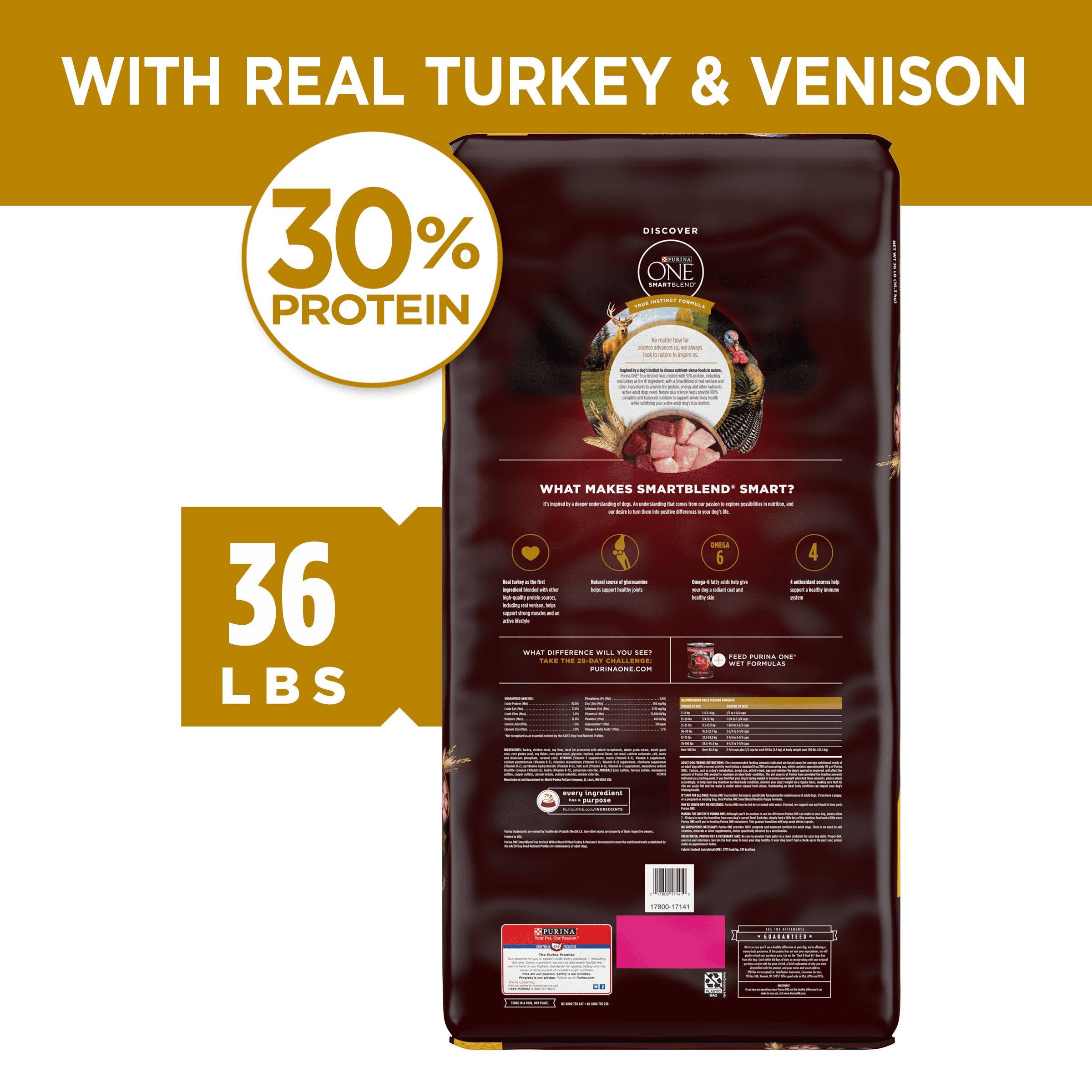 purina one turkey and venison 36lb