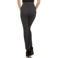 thumbnail image 2 of Sakkas Cable Knit Fleece Lined Leggings - Charcoal - One Size, 2 of 6