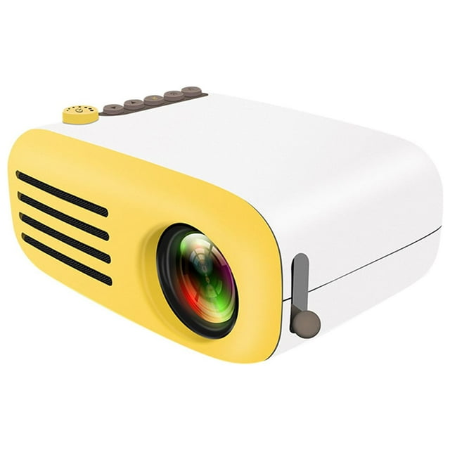 YG200 Projecteur LED 800 Lumens Support 1080P HDMI USB Lecteur Multimédia Portable pour la Maison