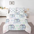thumbnail image 2 of Erosebridal Disco Ball Bedding Toddler Comforter Set, Colorful Bow Down Comforter, Princess Room Decor, Reversible 2 Pieces, 2 of 7