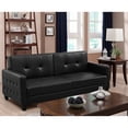thumbnail image 2 of DHP Rome Futon Sofa in Black, 2 of 3