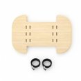 thumbnail image 1 of Plataforma de transporte para perros en bicicleta, estribo ancho de madera, extensión para accesorios de viaje. Pequeño con correas, 1 of 9