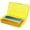 Yellow, variant on Plastic Pencil Box, Large Capacity Clear Pencil Case, Plastic Pencil Boxes Stackable Design with Pencil Sharpener, Supply Boxes for Office Supplies, 1 Pack,Blue
