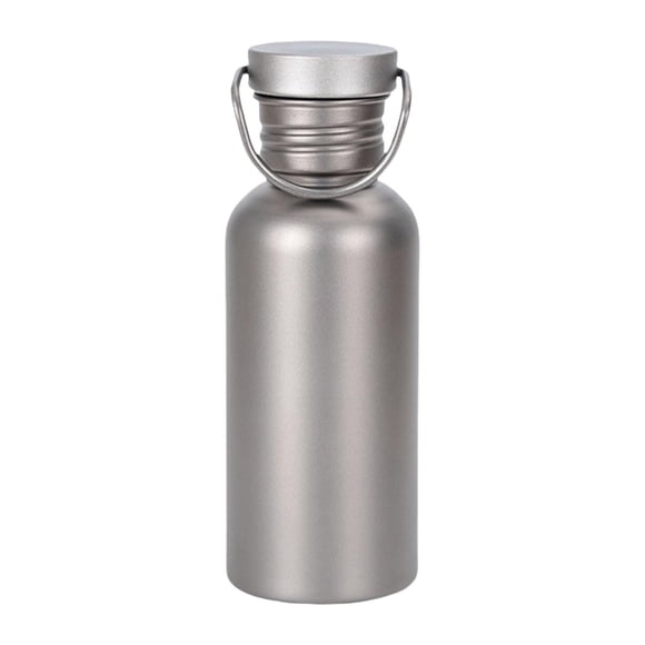 Botella de agua de titanio para deportes al aire libre, ideal para pesca, mochileros y picnics. 500ML