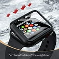 thumbnail image 4 of pzoz Compatible for Apple Watch Series 2 / Series 3 Case with Screen Protector 42mm Accessories Slim Guard Thin Bumper Full Coverage Matte Hard Cover Defense Edge for iWatch Women Men GPS (B, 4 of 6