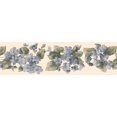 thumbnail image 5 of Dundee Deco's Peel and Stick Wallpaper Border - Floral Blue Green Flowers Wall Border Retro Design, 15 ft x 7 in, Self Adhesive, 5 of 6