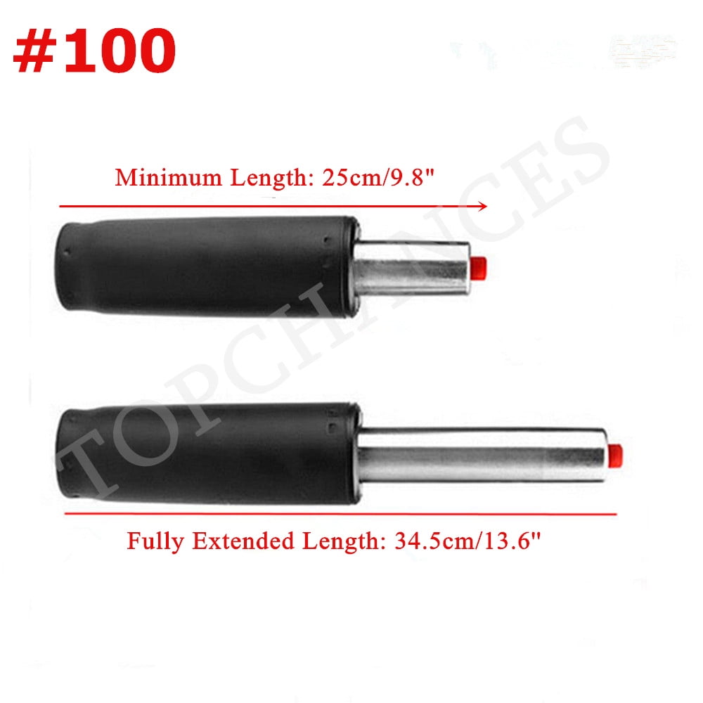 TOPCHANCES Universal Office Chair Gas Lift Cylinder Replacement, Heavy Duty Lift Cylinder fits Most Office Chair and Swivel Chair, Extendable Length: 9.8"-13.6''