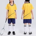 thumbnail image 2 of Hessimy Boys' Active Shorts Set 2 Piece Outfits Short Sleeve T-Shirt and Shorts Summer Activewear Set for Boys,Jogging Football Tracksuit 9-10 Years, 2 of 6