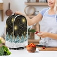 thumbnail image 3 of HELLHERO Kitchen Blender Dust Covers 1Pcs Waterproof Washable for Friends, Fireworks over Snowy Pine Forest, 3 of 5
