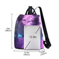 thumbnail image 3 of FORMRS Women's Travel Backpack Purse Anti-Theft Hidden Pockets Casual Shoulder Bag, Pink Neon Road, 3 of 7