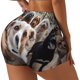 thumbnail image 1 of Balery Realistic Cute Puppy Pantalones cortos de entrenamiento estampados para mujer, sin costuras, ajustados, para gimnasio, yoga, correr, deportes, ejercicio activo, fitness.-X-Large, 1 of 8