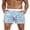 P Blue Palm Leaf, variant on COOFANDY Mens Board Shorts Mesh Liner Summer Beach Bathing Suit 3 Inch Swim Trunks Light Blue