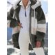 thumbnail image 1 of Abrigo holgado con capucha y bolsillo con cremallera para mujer, cálido, de felpa, estilo europeo y americano, otoño e invierno, 2023, 1 of 4