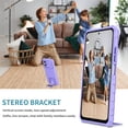 thumbnail image 4 of for Xiaomi Redmi Note 12 5G Case (Not 4G) with Slide Camera Cover, [Military Drop Protection] Hard Back & Soft Edge Phone Case with Stereo Bracket for Redmi Note 12 5G/ Poco X5 LTT Purple, 4 of 18
