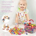 thumbnail image 2 of Pop Beads - 550+Pcs DIY Jewelry Making Kit for Toddlers, 2 of 3