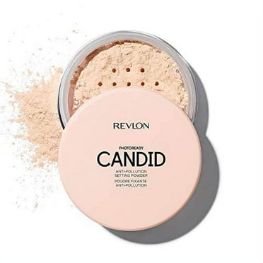 Revlon PhotoReady Candid Setting Powder, with Anti-Pollution, Antioxidant Ingredients, without Parabens, Pthalates and Fragrances, Shade Light, 0.5 Ounce