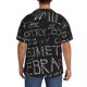 thumbnail image 3 of Balery Black Scientific Camisa Casual de Manga Corta con Botones para Hombre, Texturizada, Estilo Cubano, para Playa, Verano-X-Large, 3 of 5
