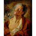 thumbnail image 2 of Jacob Jordaens 20x24 Gold Ornate Framed and Double Matted Museum Art Print Titled - Job (ca. 1620), 2 of 4