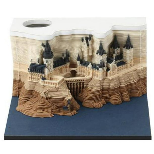 Yuarrent Notas de papel Bloque de construcción de arte Decoración 3D Notas adhesivas Pegatinas para maestros Amigos Colegas Decoración del hogar No.1 Yuarrent HA039833-01