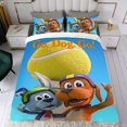 thumbnail image 4 of Ve Perro Ve Conjunto de sábanas temático, trío de piezas, cómodo y amigable con la piel, diseño único, regalo de decoración para el hogar para familiares, amigos y fans,173cm *218cm, 4 of 6