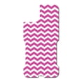 thumbnail image 3 of DistinctInk Custom SKIN / DECAL compatible with OtterBox Commuter for iPhone 11 (6.1" Screen) - Hot Pink White Chevron Stripes Wave - Chevron Stripes Pattern, 3 of 5