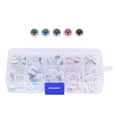 thumbnail image 4 of Yeux de Poupée Colorés, Accessoires d'Yeux de Poupée Interaction Parent-Enfant Colorée Demi-Rond pour Amis pour Amateurs de Bricolage, 4 of 8