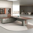 thumbnail image 3 of Executive Meeting Office Desk Drafting Corner Cheap School Modern Office Desk Luxury Tavolo Da Lavoro Fashionable Furniture HDH My Lux Decor Round, 3 of 9