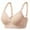Beige, variant on Pntutb Womens Plus Size Bra Wire Free Underwear Onepiece Bra Everyday Underwear Bras Beige L