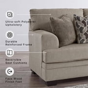 Signature Design by Ashley Stonemeade Taupe Sofa