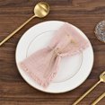 thumbnail image 4 of QZS Cotton Linen Napkins,16.5x16.5In PortableThick Cotton Linen Napkins,6Pack Soft Versatile Dinner Table Cloth for Parties Weddings Everyday Use, 4 of 7