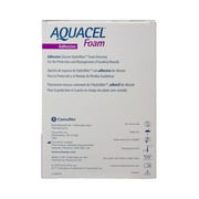 Aquacel Foam Dressing 5.5 x 8 Heel with Border Waterproof Film Backing 420625 5 per Box