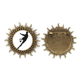 thumbnail image 1 of Sports football soccer silueta Pin de gancho de metal vintage con forma de sol Unbranded M, 1 of 3