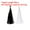 Black/White, variant on 40Pcs Blue, Light Blue, Bright Orange, Dark Orange Tassel Garland Banner w Rope for Wedding Birthday Party Decoration