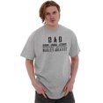 thumbnail image 3 of Dad Genuine World's Greatest Father Men's Graphic T Shirt Tees Brisco Brands S, 3 of 5
